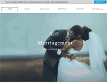 Tablet Screenshot of marriagement.com